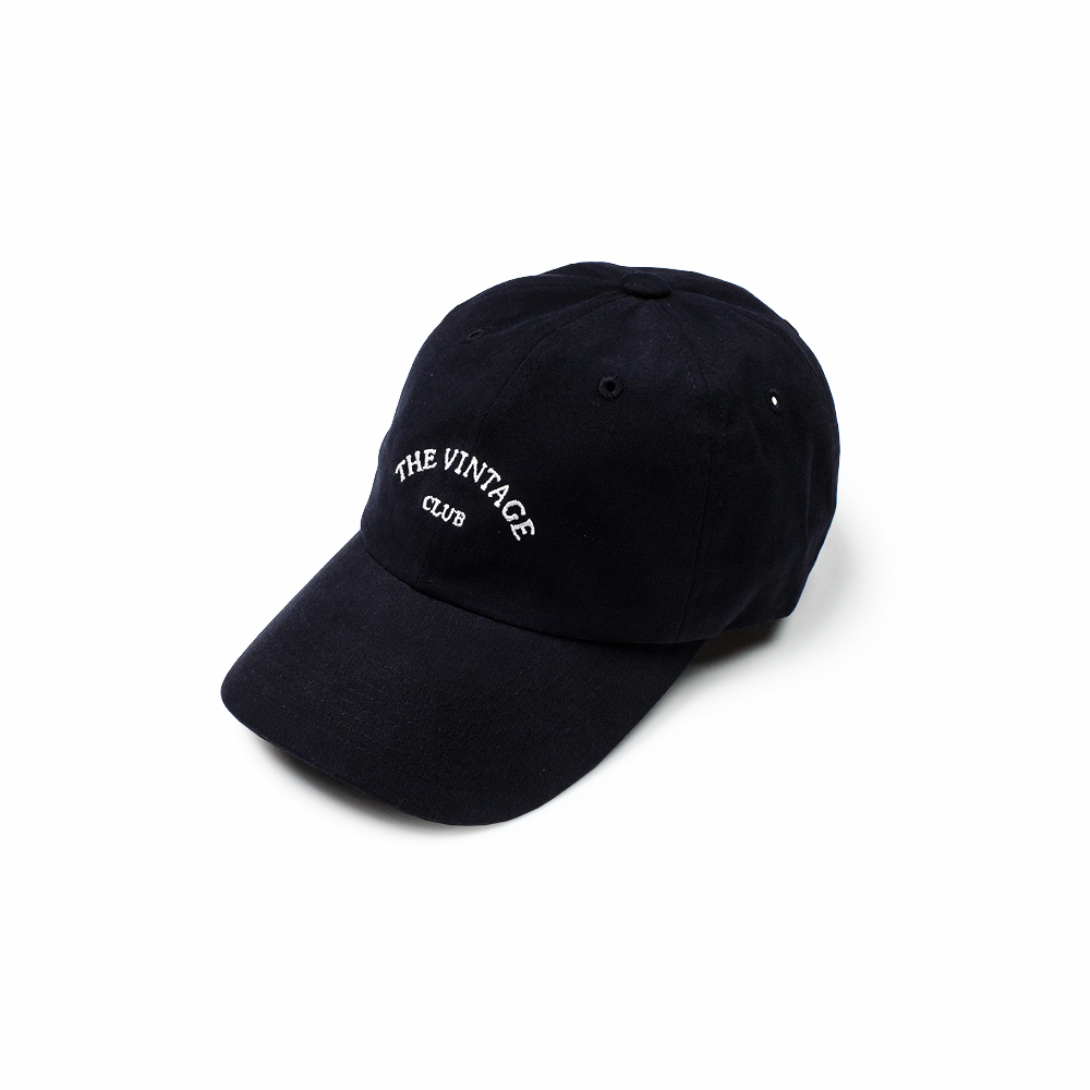 THE VINTAGE CLUB CAP [BLACK]